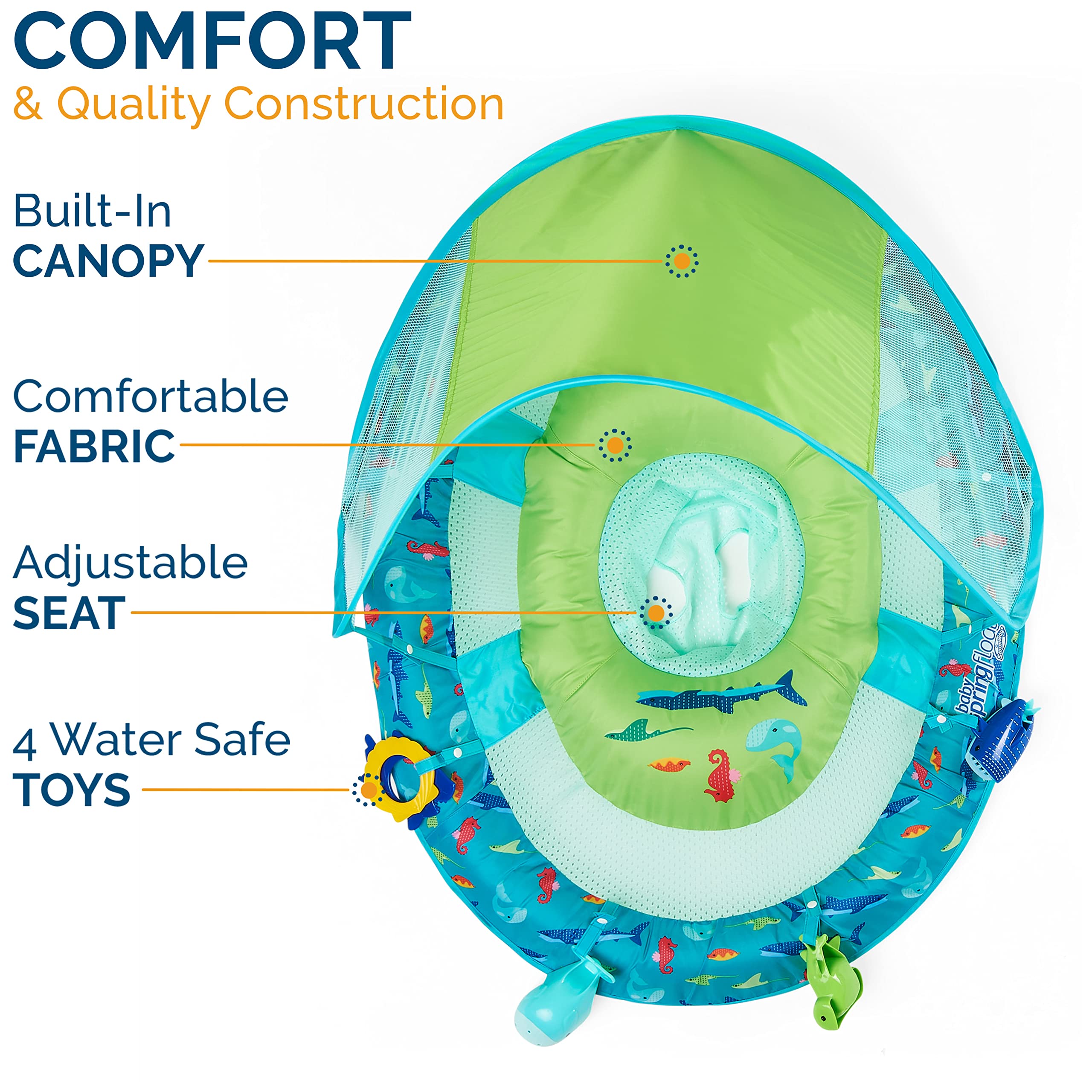 SwimWays Baby Spring Float Splash N Play