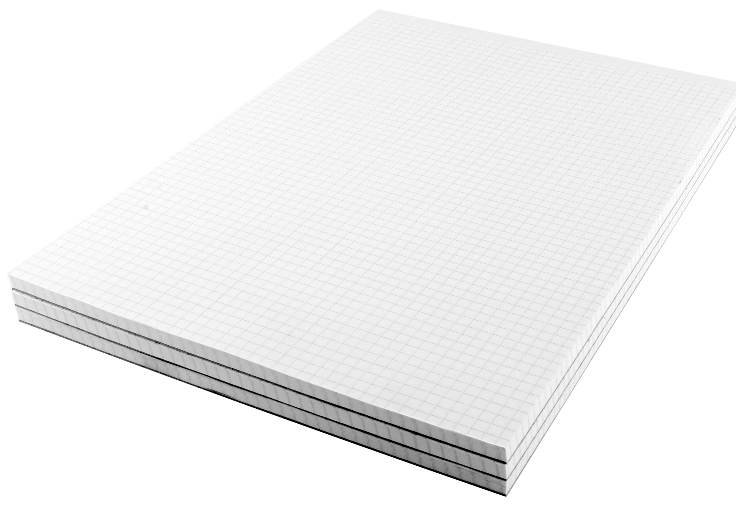 Q-Connect Plain Board Back Memo Pad 160 Pages A4 (10 Pack)