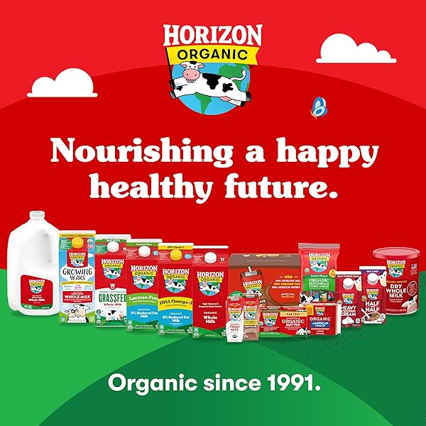 HORIZON ORGANIC SHELF STABLE 1% LOWFAT CHOCOLATE MILK BOX, USDA ORGANIC, 8 FL OZ, READY TO DRINK FOR LUNCHBOX, TRAVEL, OR ON-THE-GO, NO REFRIGERATION NEEDED