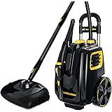 McCulloch MC1385 Deluxe Canister Steam Cleaner with 23 Accessories, Chemical-Free Pressurized Cleaning for Most Floors, Count