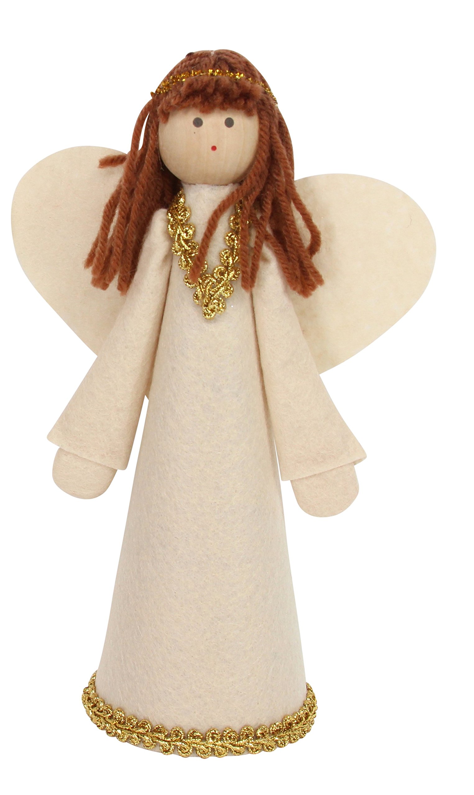 Gisela Graham Silver or Gold Christmas Tree Angel Choice of 2