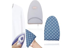 Andibro Garment Steamer Ironing Gloves with Finger Loop, Heat Resistant Waterproof Ironing Mitt Anti steam Glove Garment Steamer Accessories for Clothes (Blue)