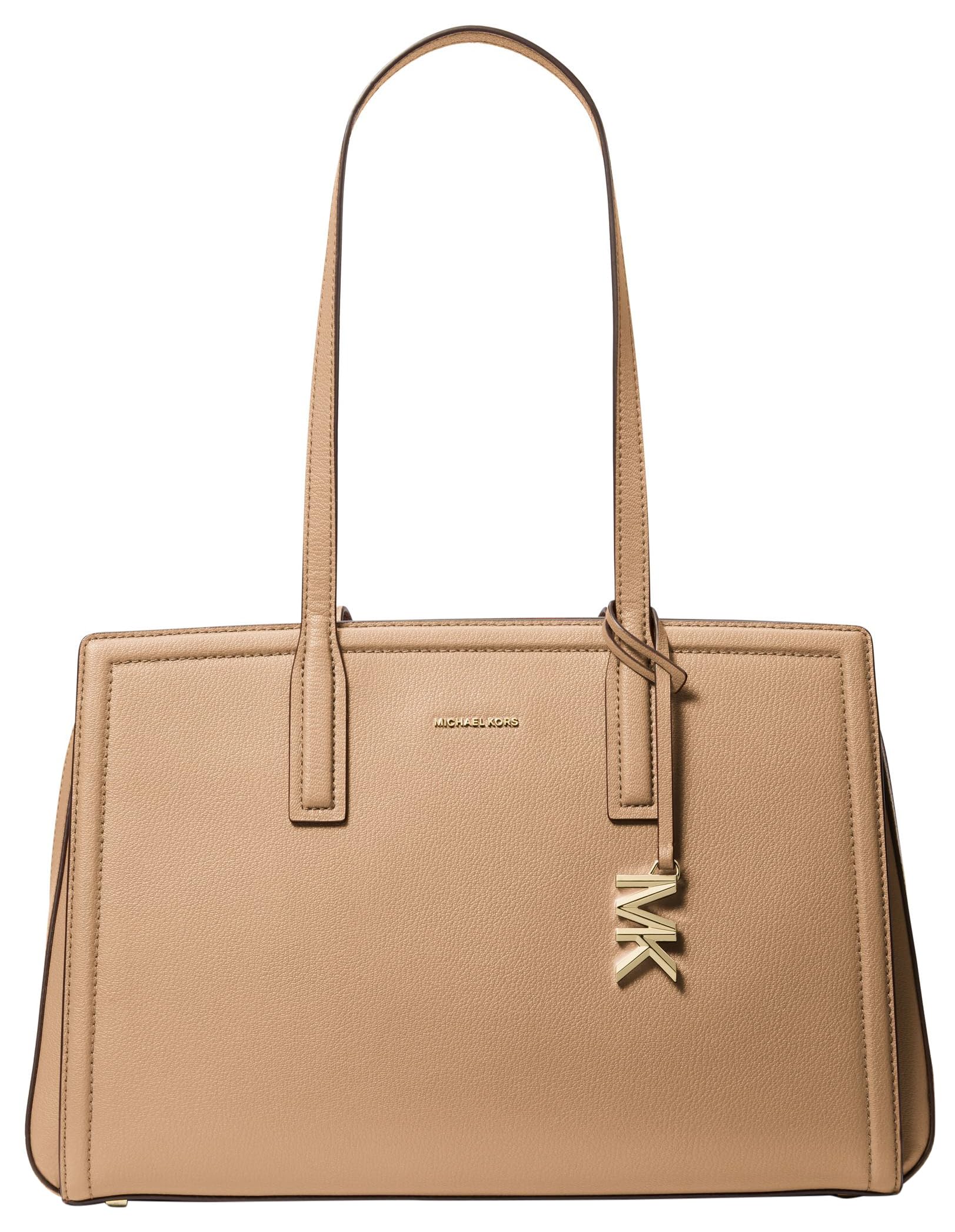 Michael Kors Women’s Laila Medium Tote Bag, Gold-Tone Hardware/Husk