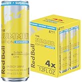 Red Bull Sugarfree Energy Drink, Sudachi Lime, Summer Edition | contains caffeine, taurine, B-vitamins, sweeteners, and water, 12 fl oz, pack of 4 cans