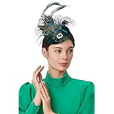BABEYOND Fascinator Hat Tea Party Kentucky Fascinator Derby Pillbox Hat