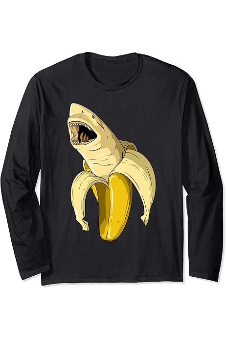 shark banana shirt