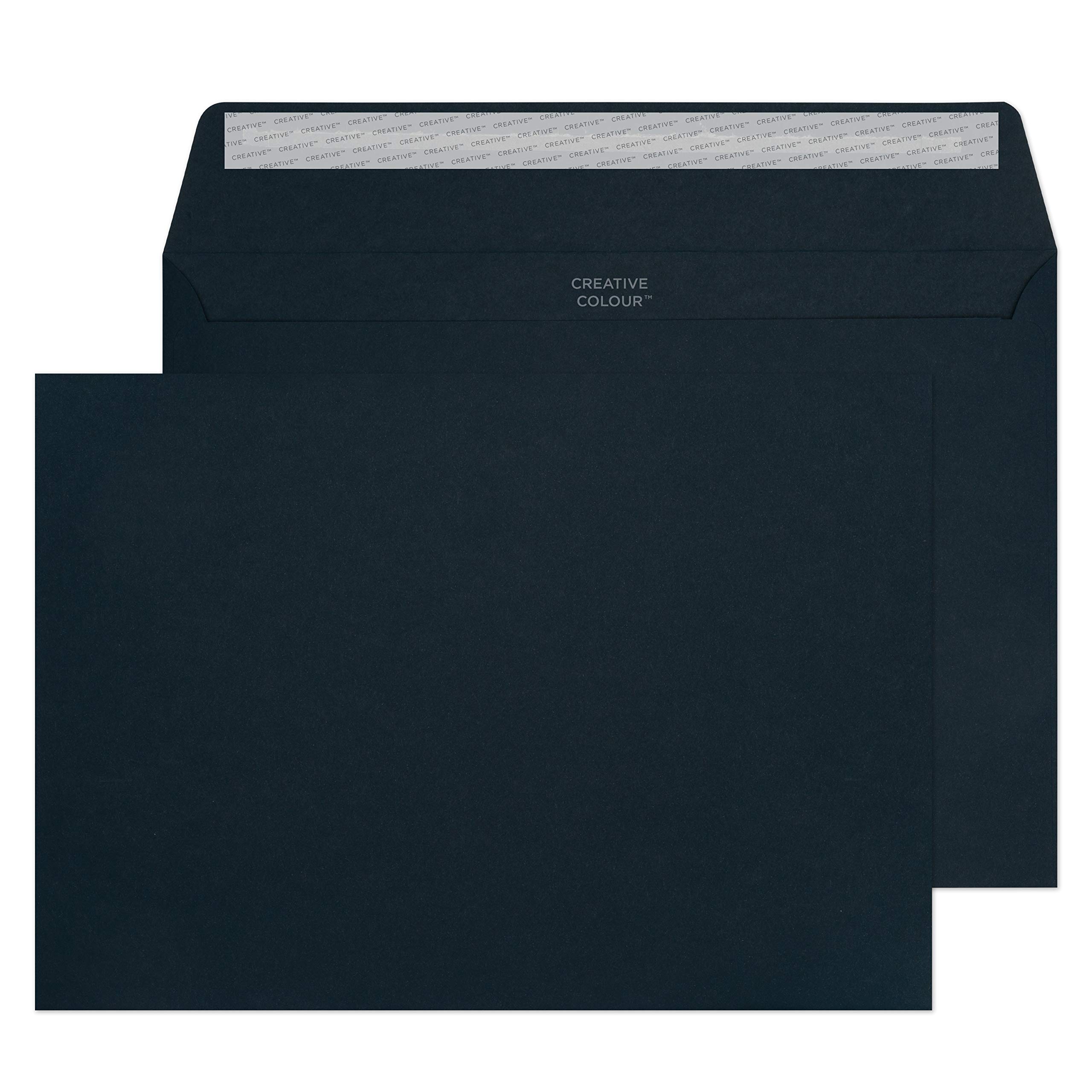 Blake Creative Colour C4 229 x 324 mm 120 GSM Peel & Seal Wallet Envelopes Oxford Blue - Pack of 10
