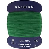 Sashiko Thread Thinner Weight 40m Col. 208 -Mint Green- Japanese Embroidery &amp; Quilting by Yokota