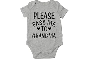 CBTwear Please Pass Me To Grandma Baby Bodysuit Funny Infant Outfit Cute Newborn Clothes Unisex Romper