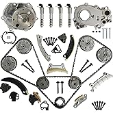 3.6 Timing Chain Kit VVT w/Water Pump Oil Pump For Buick Cadillac Chevrolet GMC Pontiac Saturn Suzuki Acadia Traverse Allure Enclave Caprice Allure 3.0L 3.6L V6 2007-2022 9-0753S 90K38397B 12566029