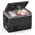 12 Volt Car Refrigerator, 48Qt Portable Freezer -4℉ to 68℉ ,Car Refrigerator with dual-zone single control,12 Volt Refrigerator with 12/24V DC & 110-240V AC for Home,Travel, RV, Truck, USB Charging