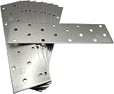 LLB 10pc Galvanised Steel Flat Connector Plates Heavy Duty 6" Wood Timber view 9