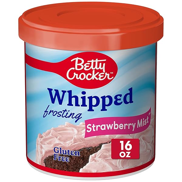 BETTY CROCKER WHIPPED STRAWBERRY MIST FROSTING, GLUTEN FREE, 12 OZ