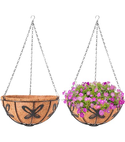 Amazon.com: Garden Collection The Hanging Wire Basket : Patio, Lawn & Garden