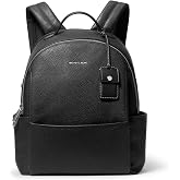 Michael Kors Sable Medium Backpack, Silver-Tone Hardware/Black