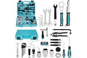 DURATECH 40 Pieces Bike Repair Kit, Complete Bicycle Tool Kit with Storage Case, Bike Tools for Mountain & Road Bikes – Chain, Tire, Brake, and Pedal Maintenance Set, Great Gift for Men, Women
