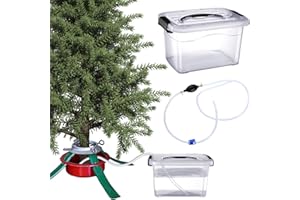 FillTouch Automatic Christmas Tree Watering System Device Plastic Box with Tube DIY Automatic Watering System for Christmas Trees