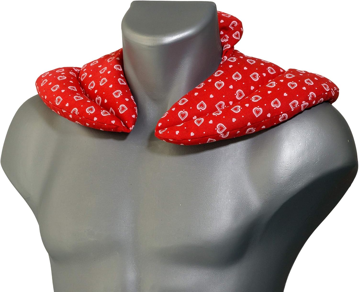 Neck Pillow Hearts/red Grape Seeds, Hearts-red - Image 4