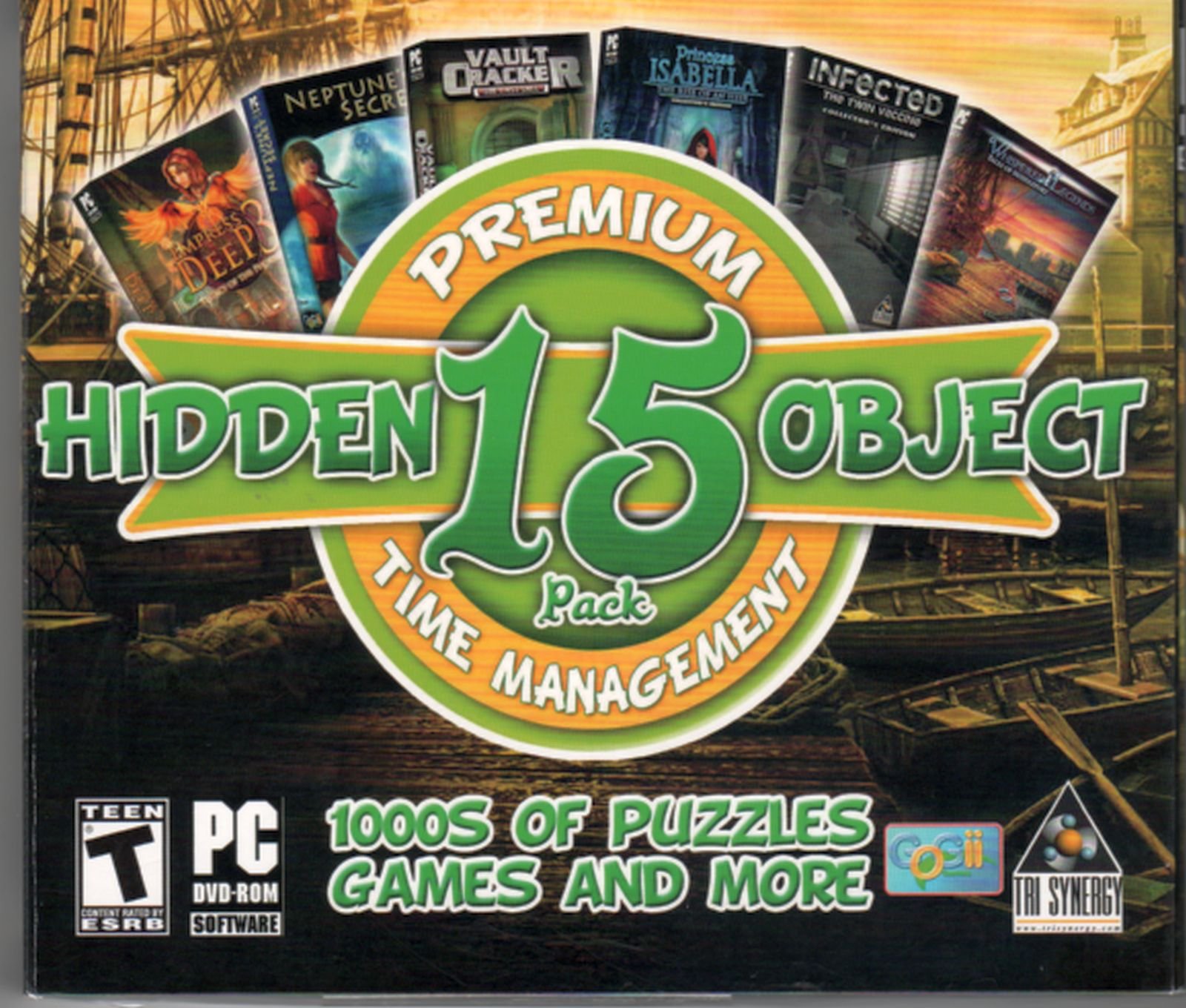 Premium Hidden Object 15 Pack Time Management PC Game Buy Online in
