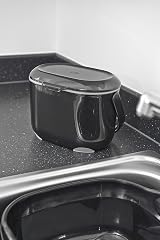 Addis Premium Kitchen Caddy Bin Black Grey 2.5L with 60 Liners 3 Rolls view 2