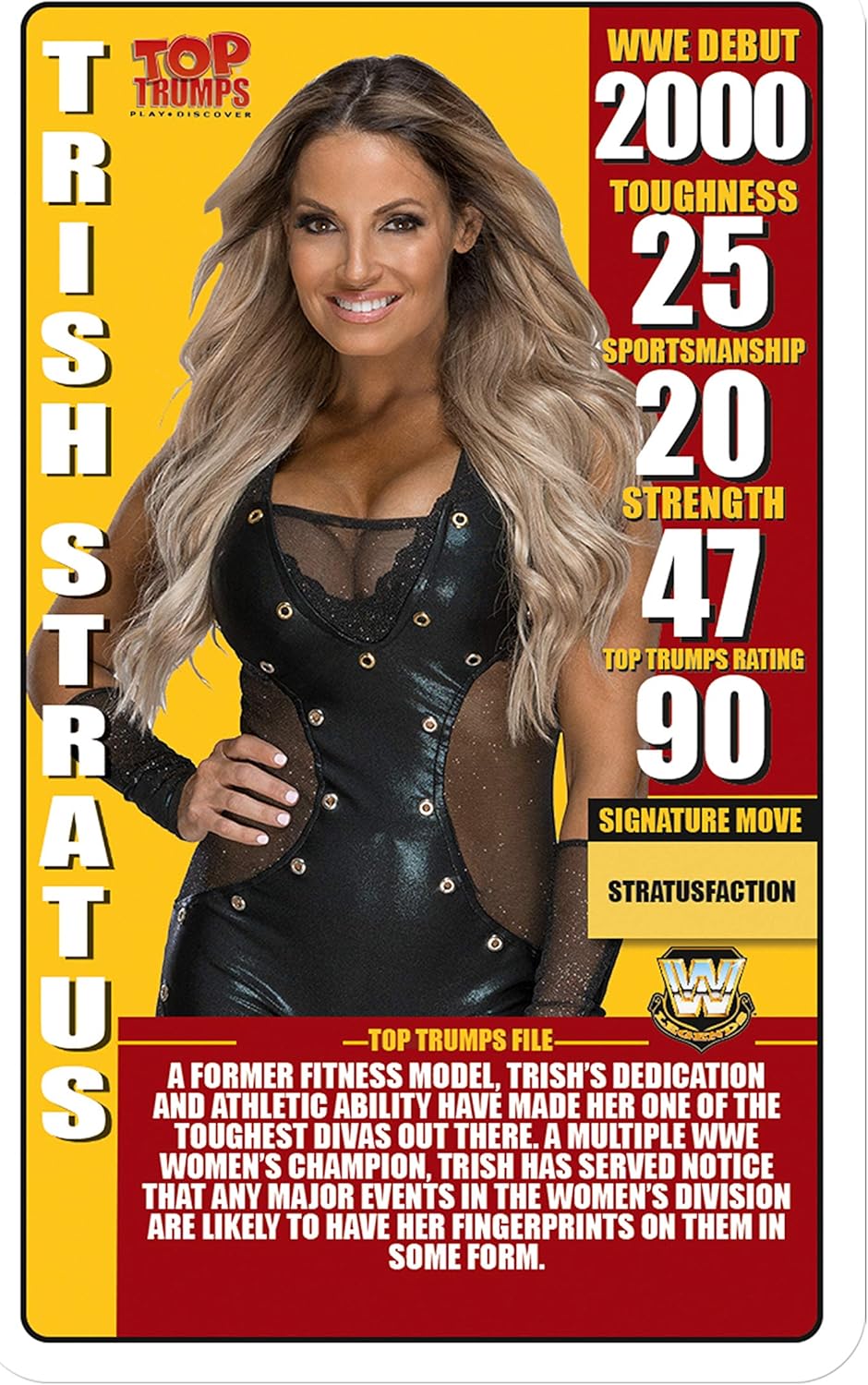 Winning Moves Top Trumps WWE Legends Edition Card Game, Yellow, Small - Image 4