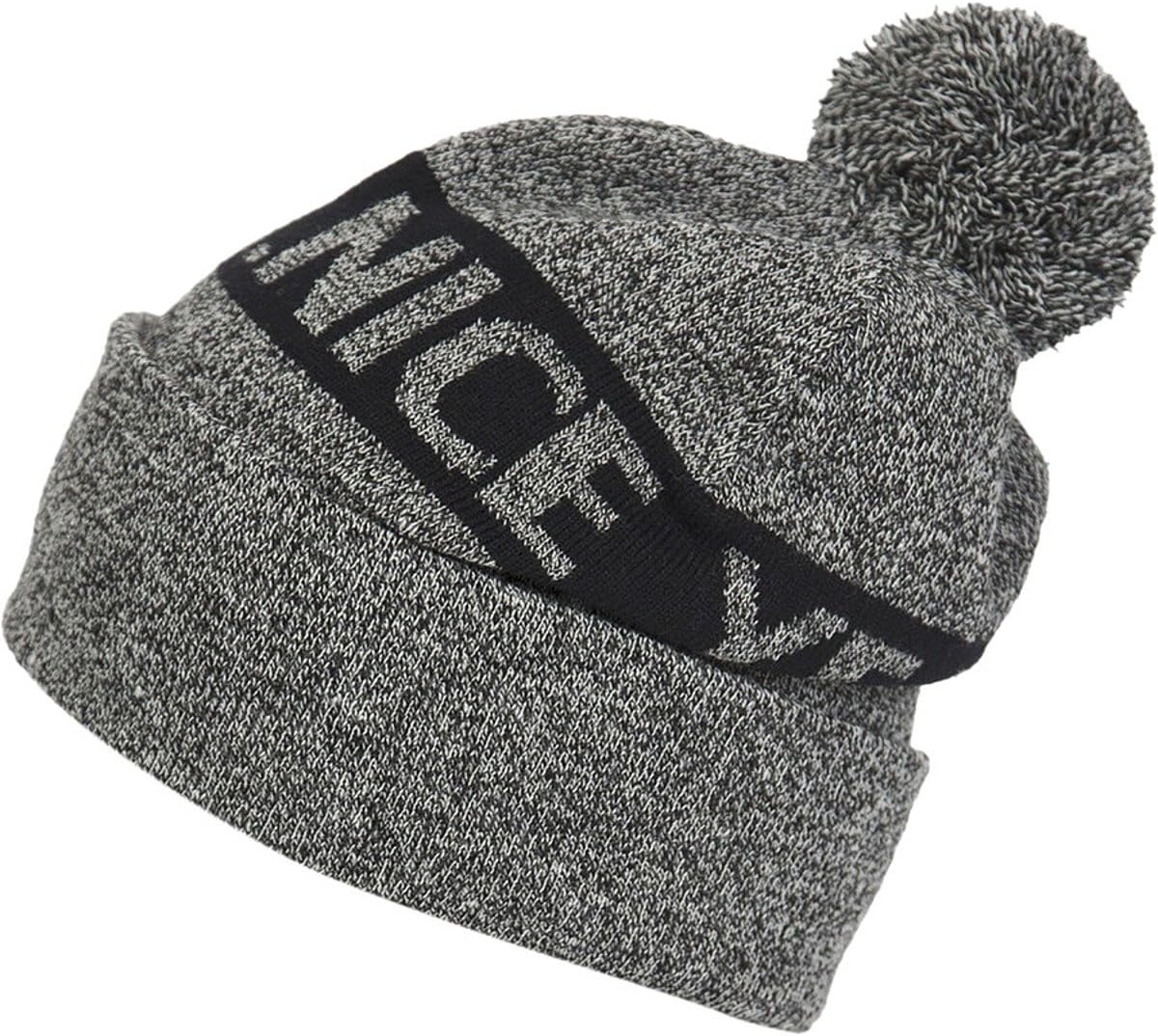 Yea.Nice Pom Beanie Heather Black/Timless, One Size