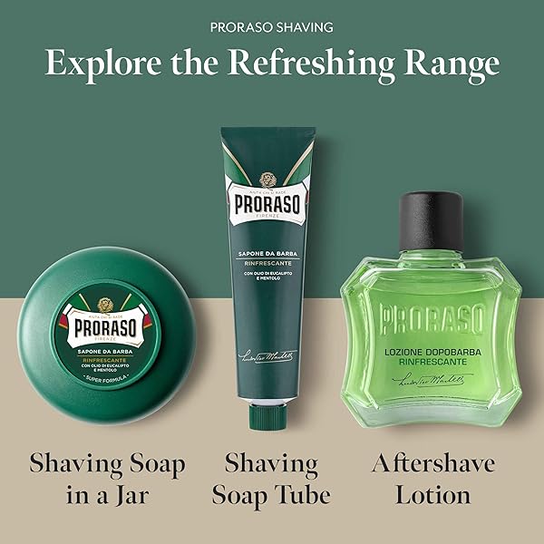 PRORASO REFRESHING SHAVING CREAM FOR MEN