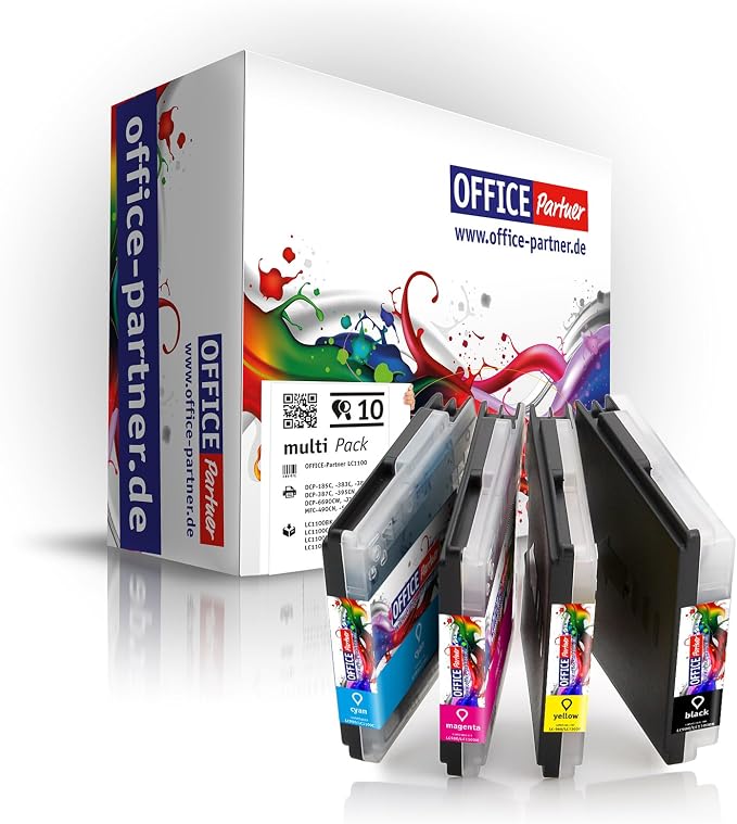 10 Tintenpatronen Kompatibel Mit Brother LC-1100/LC-980 – Für DCP/MFC Drucker