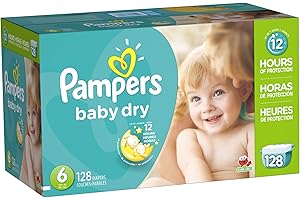 Pampers Baby Dry Disposable Diapers Size 6 (old version)