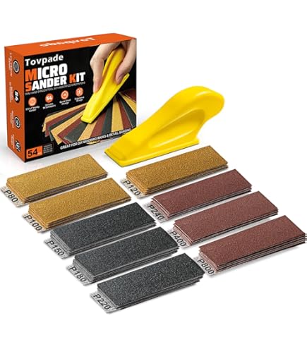 100 Bâtons De Ponçage Double Face Biseautés - Finition Détails, Bois, Plastique, Modèles (37x4mm)
