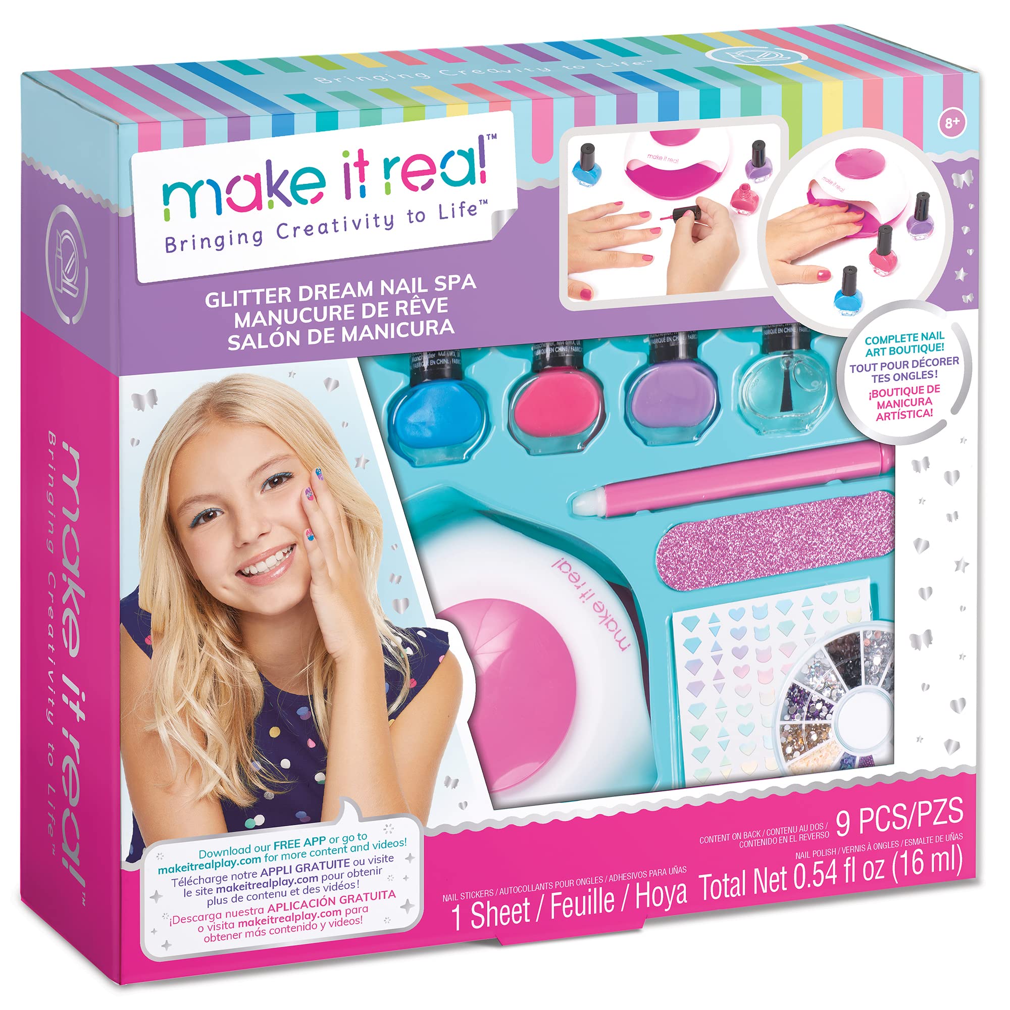 Make It Real 2462 Glitter Dream Nail Spa, Various