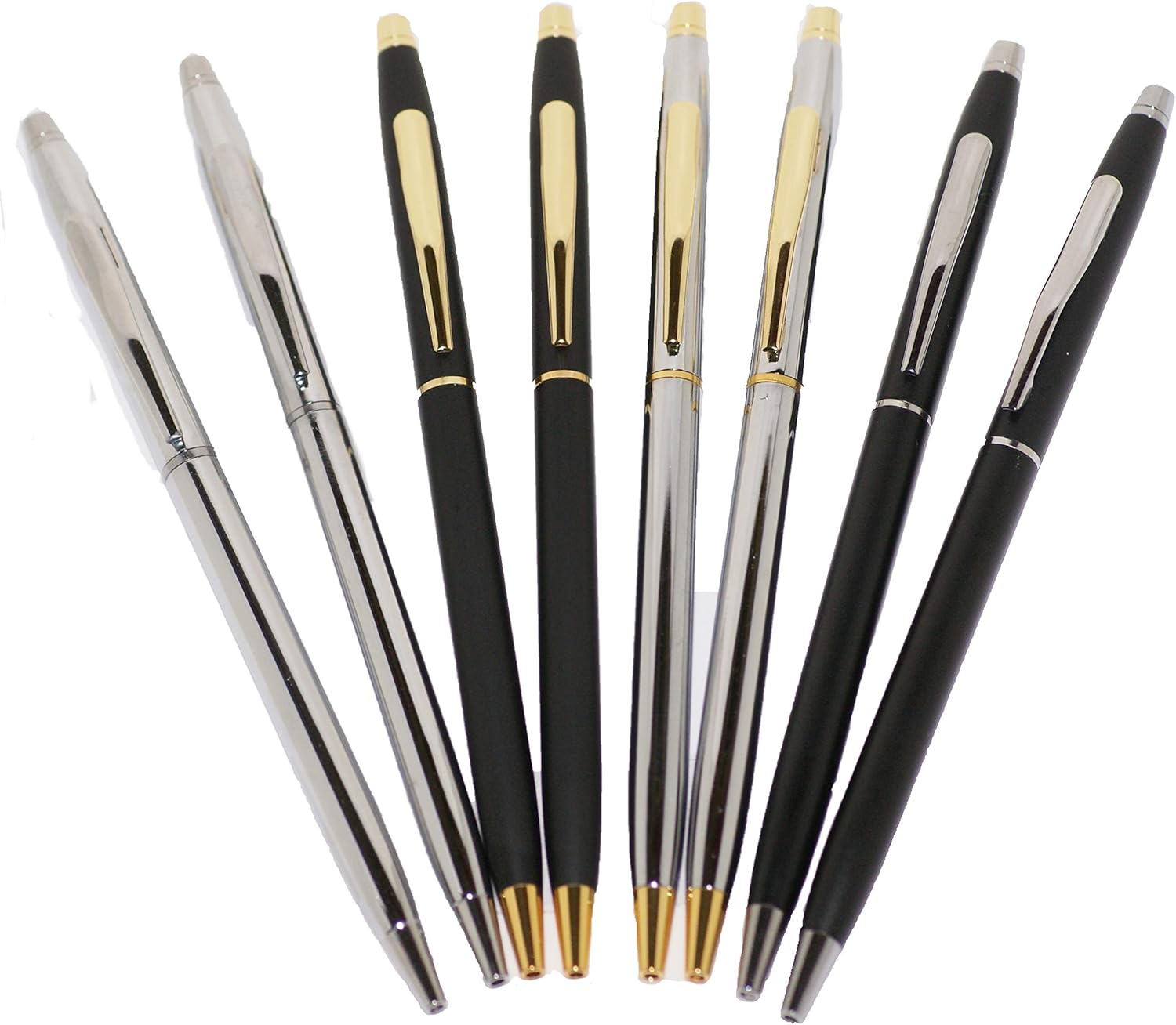 8 Police Uniform Pens Variety Pack (4) Different Style