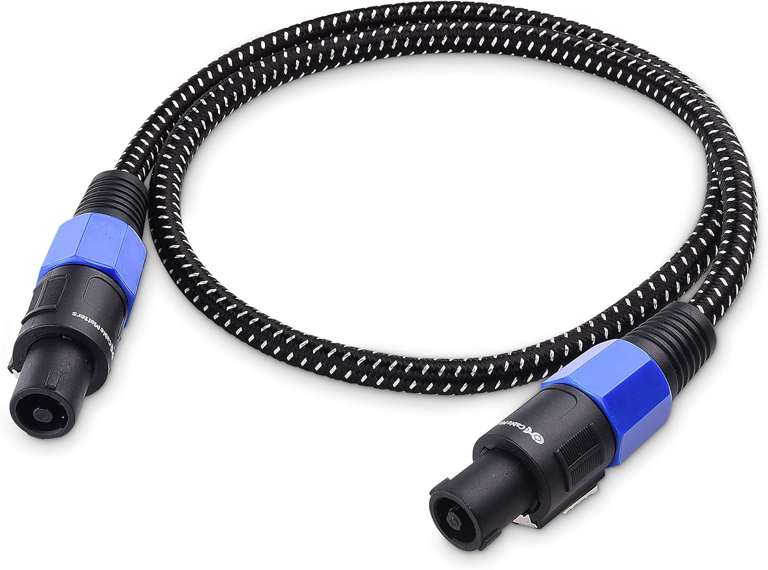 Cable Matters Premium Braided 12AWG Speakon to Speakon Type Cable NLF4 to NLF4 in 3 Feet: Musical Instruments