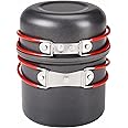 Bulin 24/13/11/8/4 PCS Camping Cookware Mess Kit Lightweight Backpacking Cooking Set Outdoor Cook Gear for Family Hiking, Picnic(Kettle, Pot, Frying Pan, Bowls, Plates, Spoon)