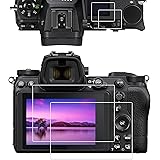PCTC [2+2Pack] Z6II Z7II Top+Screen Protector compatible for Nikon Z7 Z6 Z7II Z6II Camera, 0.3mm 9H Hardness Ultra Clear Temp