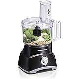 Hamilton Beach 8-Cup Compact Food Processor & Vegetable Chopper for Slicing, Shredding, Mincing, and Puree, 450 Watts…