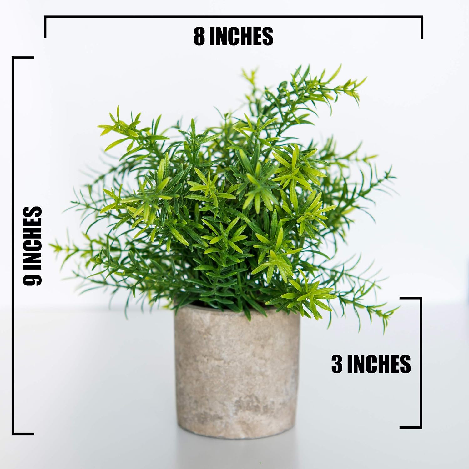 Amazon Com Small Artificial Plants In Pots For Home Decor Fake