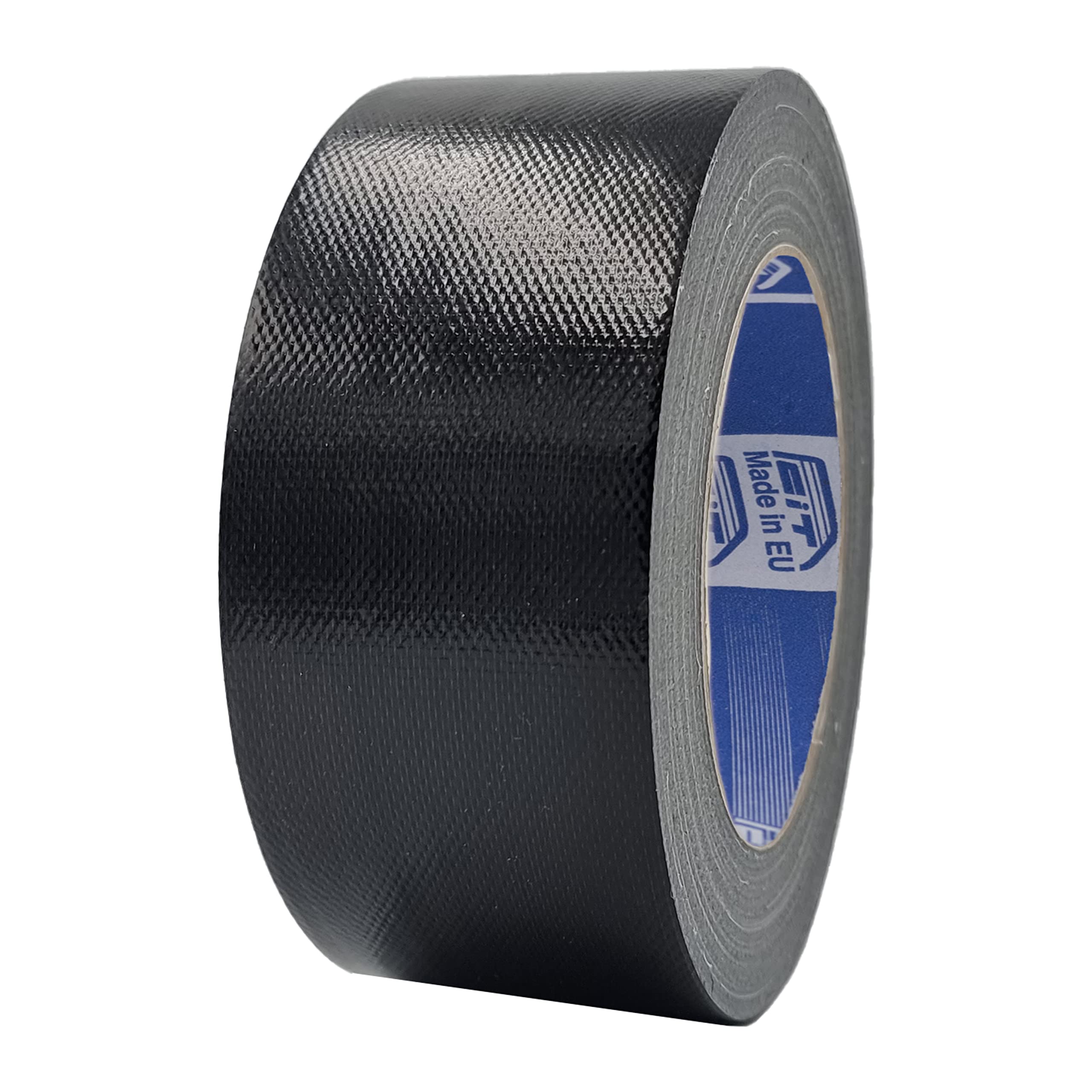 ACIT Super 50mm x 25M Reinforced Duct Tape American Fabric Tape: Repairs, Fixing and Packaging with High Density (Black)