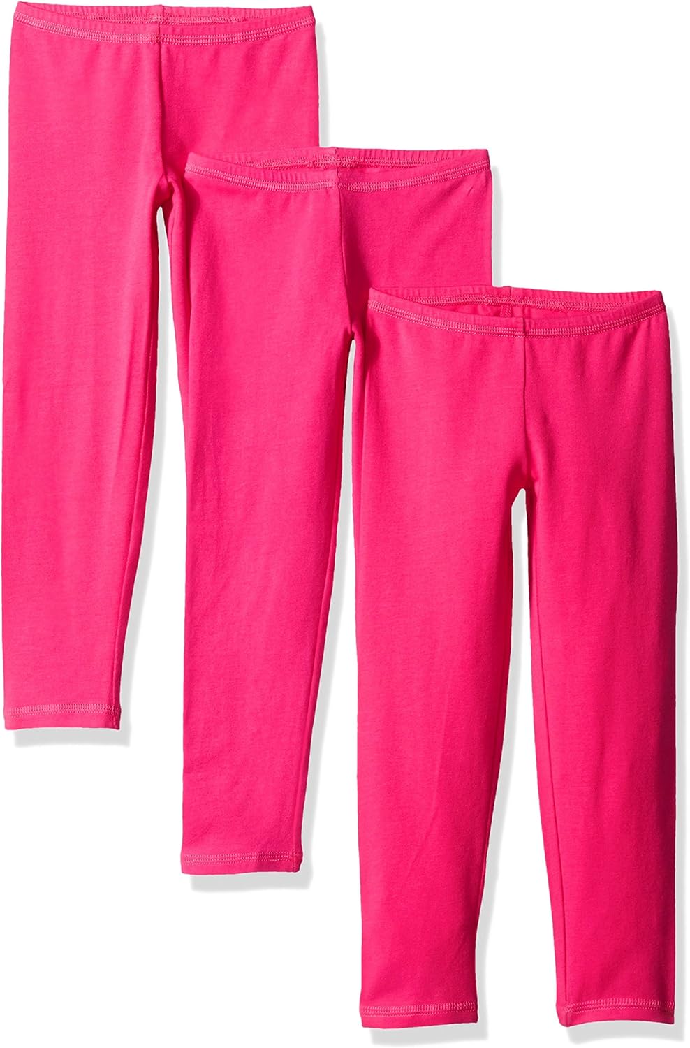 Hanes Little Girls' Leggings (Pack of 3): Clothing