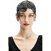 BABEYOND 1920s Flapper Headpiece Roaring 20s Headband Great Gatsby Headband for Women Vintage Hair Accessory