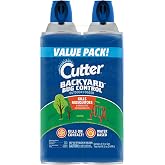 Cutter Backyard Bug Control Outdoor Fogger 16 Oz, 2 Pack | Kills Mosquitoes, Gnats, Flies, Wasps &amp; More, For Decks, Patios &amp; Picnic Areas, Treats up to 1,200 Cu Ft