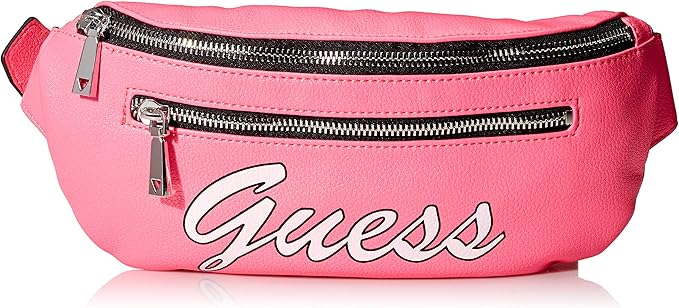 neon pink belt bag