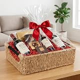 woodluv Storage Baskets Nesting Organiser 44x32x12.5 cm Seagrass view 6