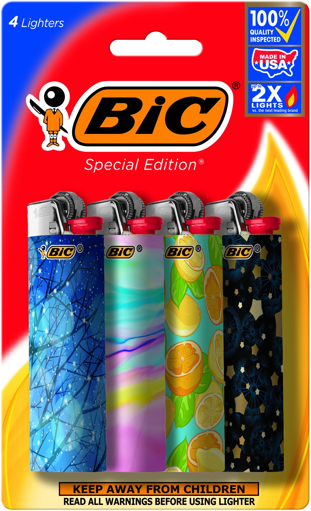 BIC Full Size Limited Special Edition Disposable Lighters