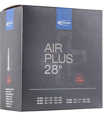 Amazon.com: Schwalbe SV 17AP (Air Plus) Fahrrad Schlauch // 28