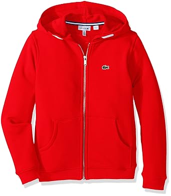 red lacoste sweatshirt