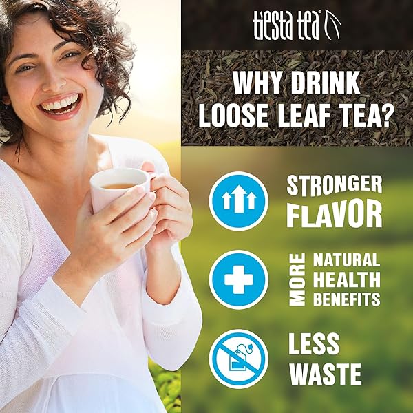 TIESTA TEA – CITRUS SUNBURST, LOOSE LEAF, TROPICAL CITRUS HERBAL TEA, PREMIUM NON-CAFFEINATED FRUIT BLEND, MAKE HOT OR ICED, BREWS UP TO 50 CUPS, 5.5 OUNCE REFILLABLE TIN