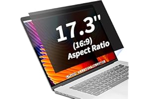 Seorsok 17 Inch 16:9 Laptop Privacy Screen Protector,360°Anti Peeping and Anti Blue Light Laptop Privacy Shield,Anti Glare Sc