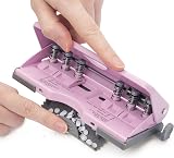 Rapesco 1322 Adjustable 6-Hole Punch Candy Pink 10 Sheet Capacity view 4