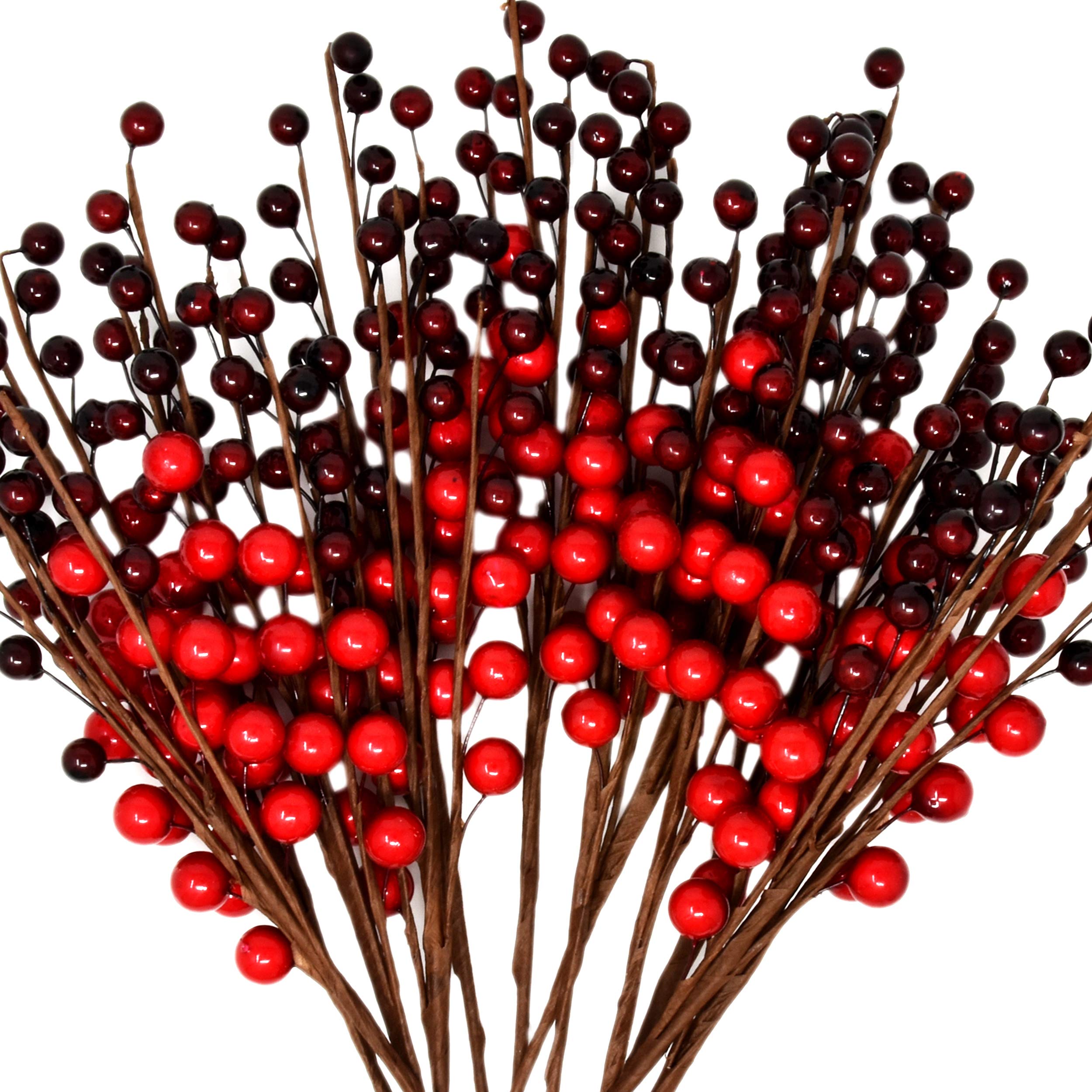 Gift Boutique Christmas Red Berry Picks for Holiday Decorations Set of